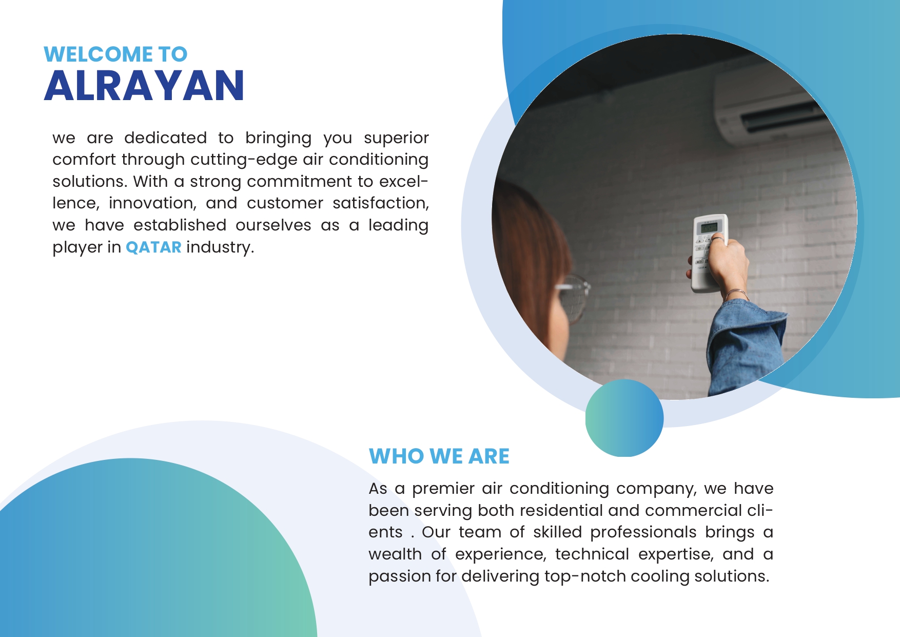 Welcome to Al Rayan Air Conditioning